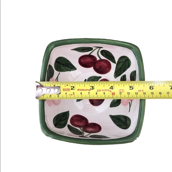 TableTops Unlimited Set of 2 Hand Painted 5.5” Sorbet Bowls - Picture 3 of 4